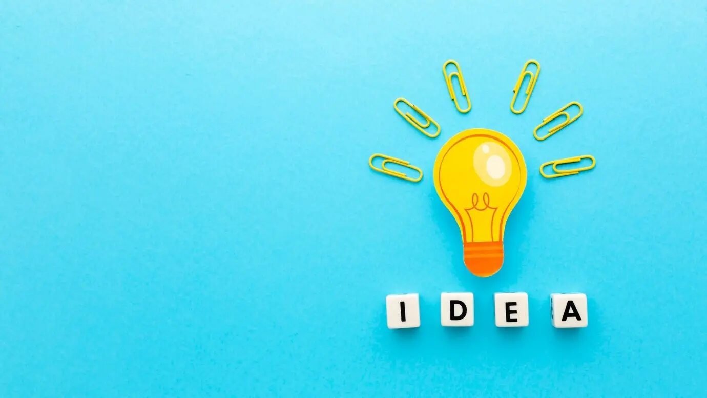 Composición en vista cenital con elementos de innovación.